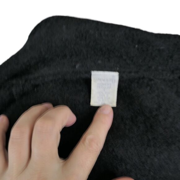 Land's End Size 14 Boiled Wool Textured Sweater Jacket  Fitted Vintage Structure - Picture 8 of 10